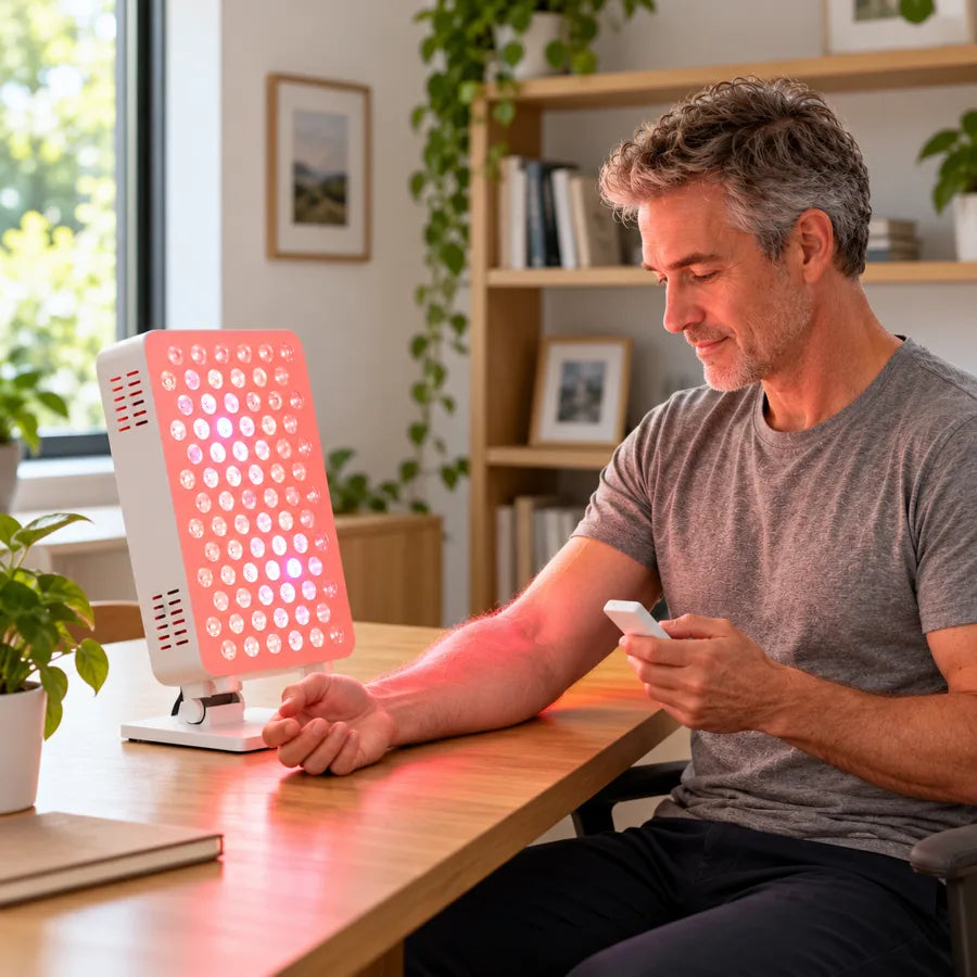 Reluma Glow Mini Panel in a naturally lit home setting