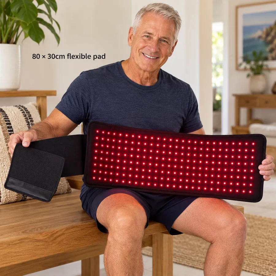 XL pad size and strap demonstration