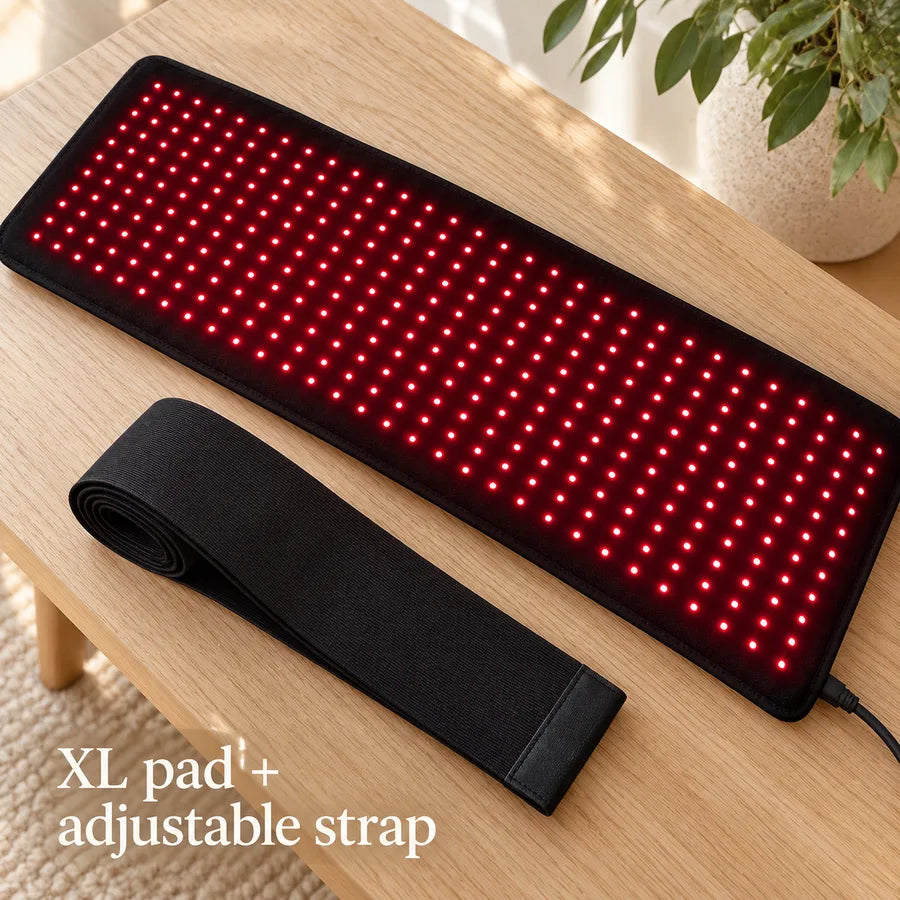 XL pad and adjustable strap details